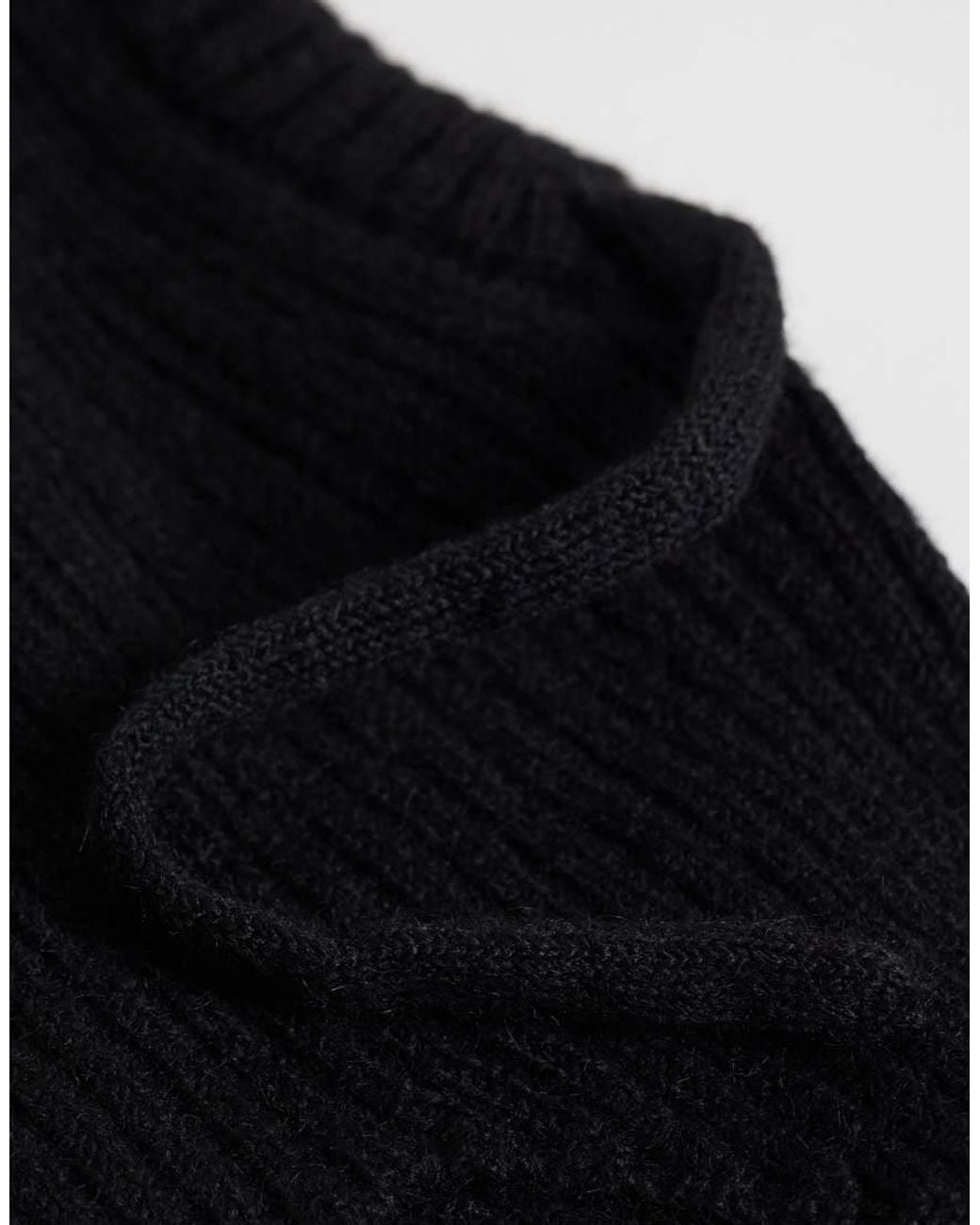 ASOS Black Knitted Hood