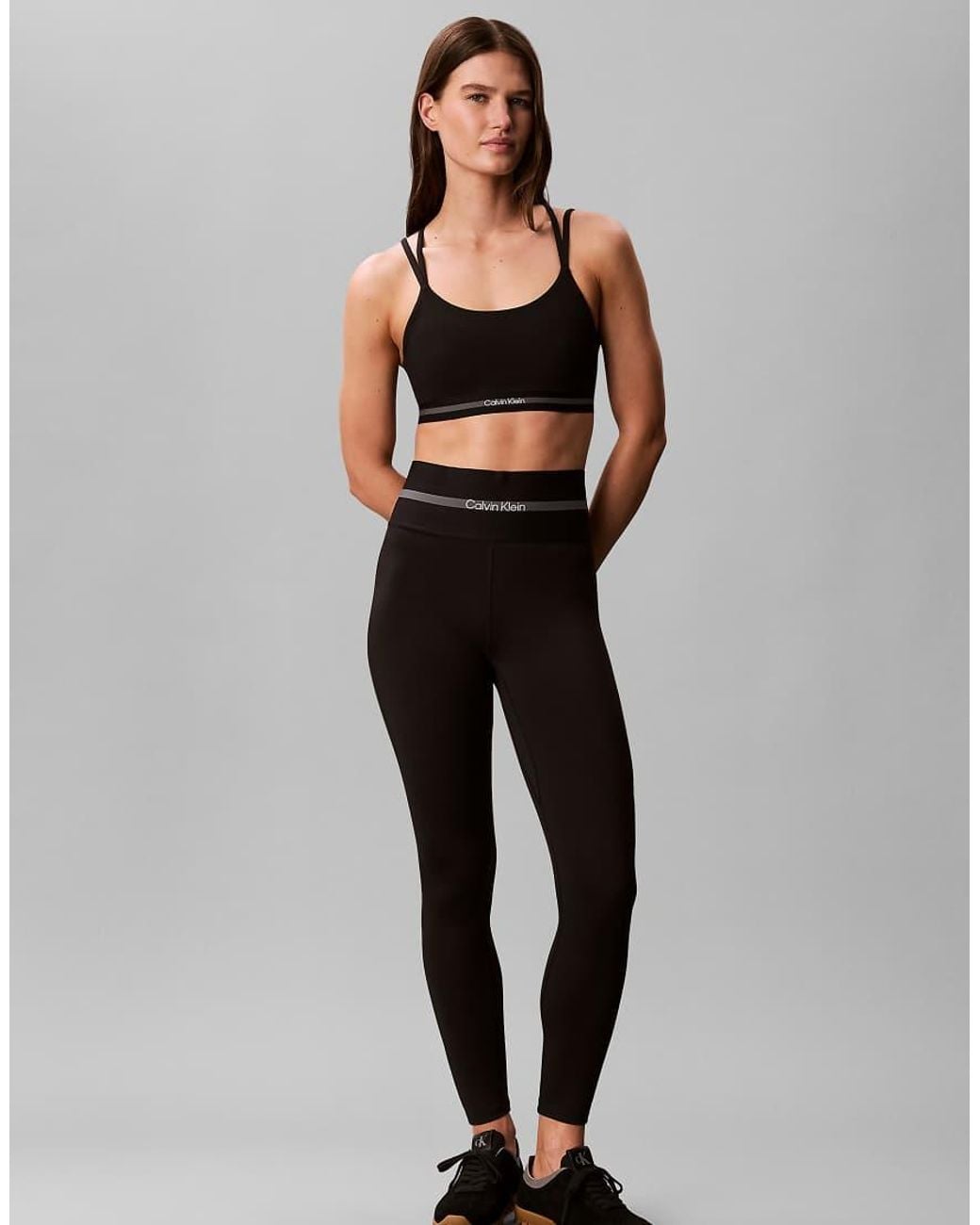 Calvin Klein Black Low Support Quick Dry Sports Bra