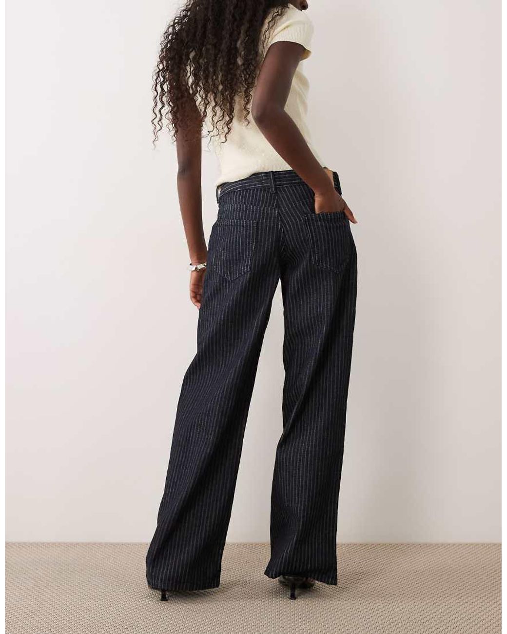 Motel Multicolor Low Rise Roomy Jeans
