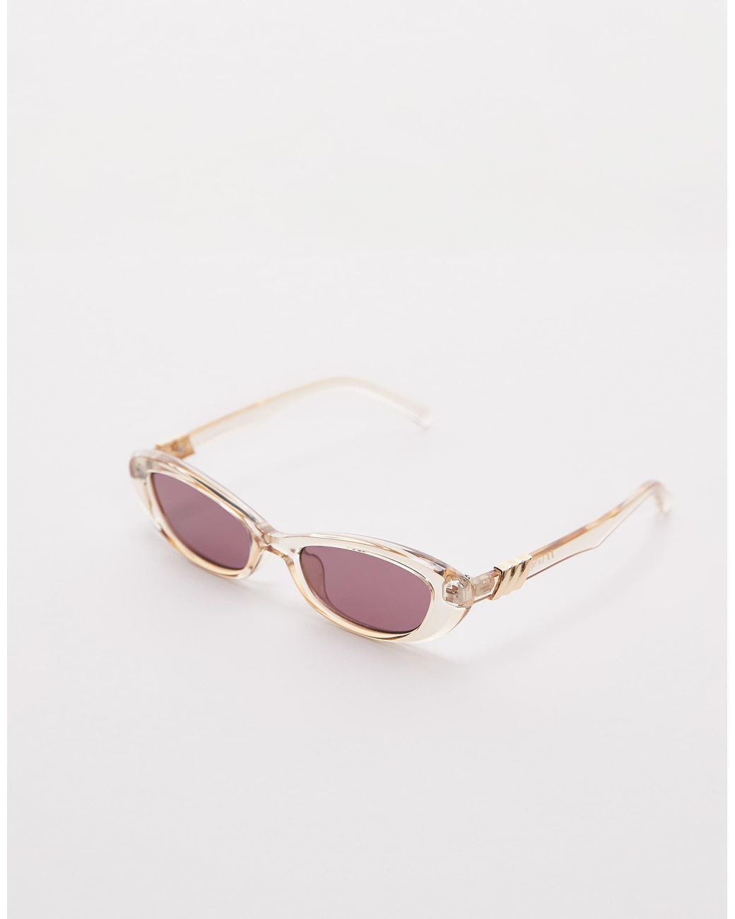 Le Specs Brown – the whisperer – ovale sonnenbrille