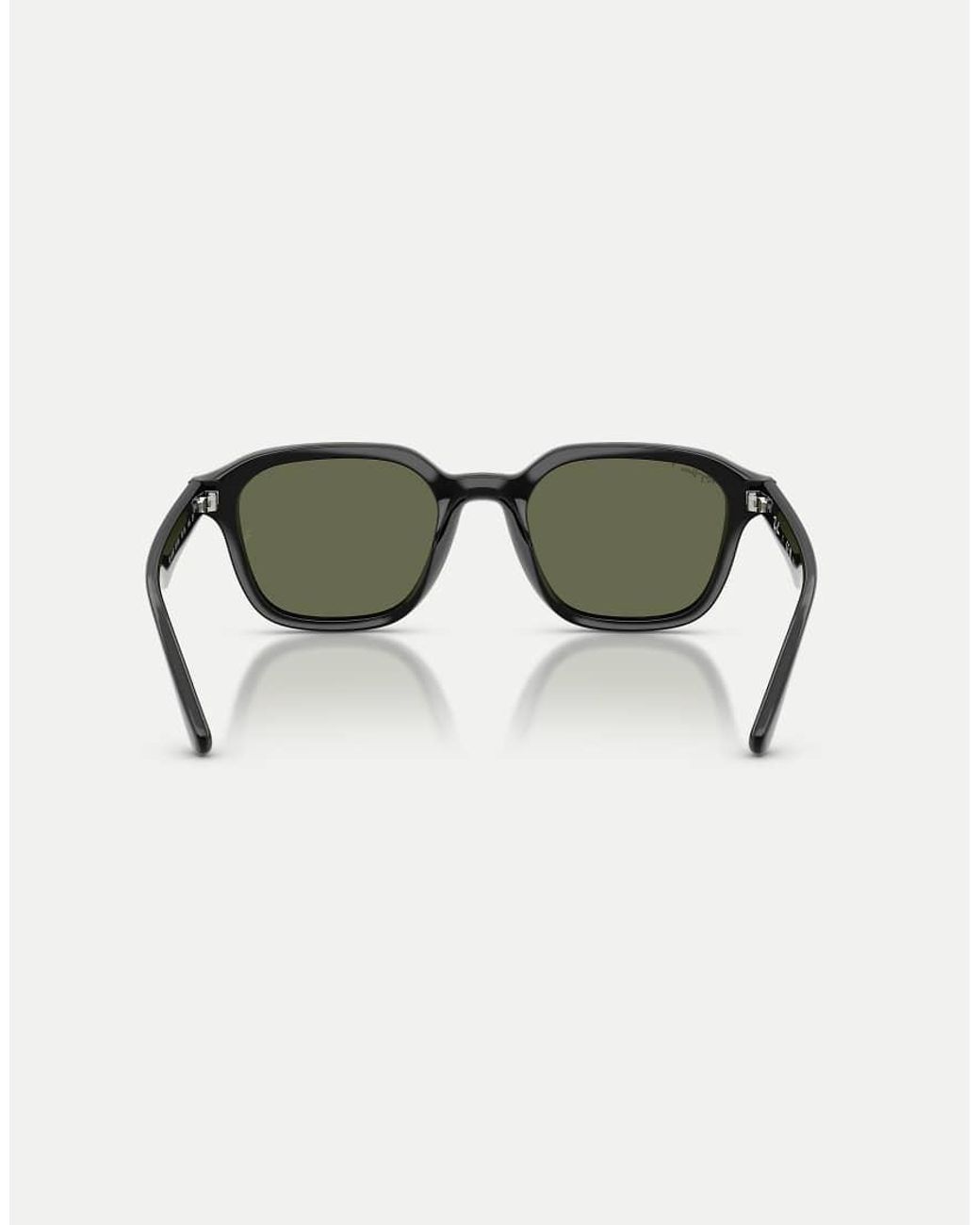 Ray-Ban Green Rb4458D Square Polarised Sunglasses With Lens