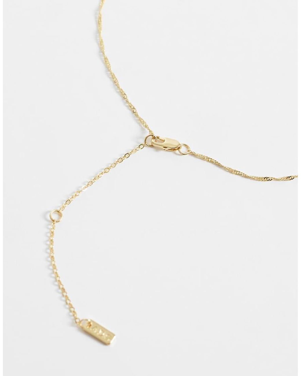 ASOS White Cross And St Chris Coin Double Pendant Necklace for men
