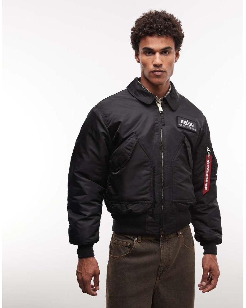 Alpha Industries Bomberjack in het Black voor heren