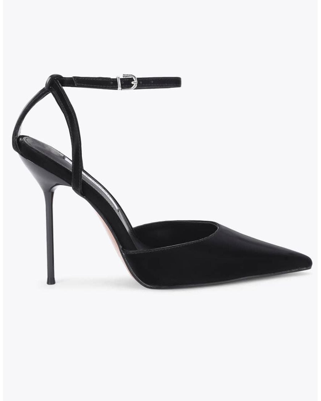 Steve Madden Black Morrie Heeled Sandals