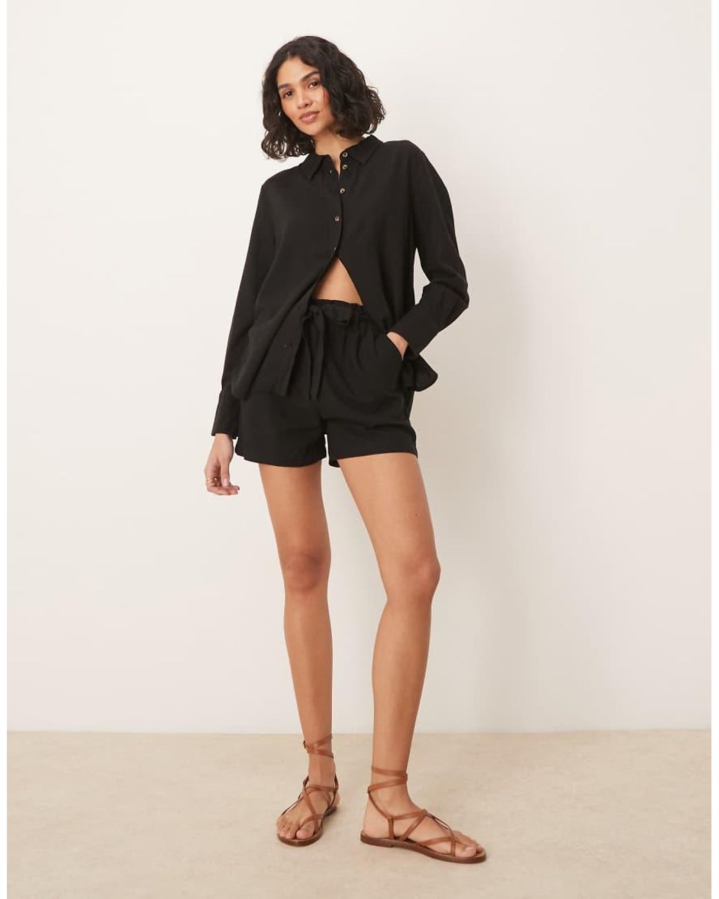 Camicia Comoda di Jdy in Black