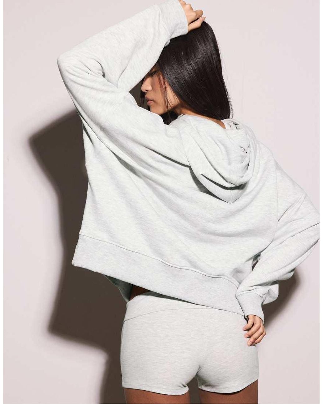 Stradivarius Gray Mini Shorts