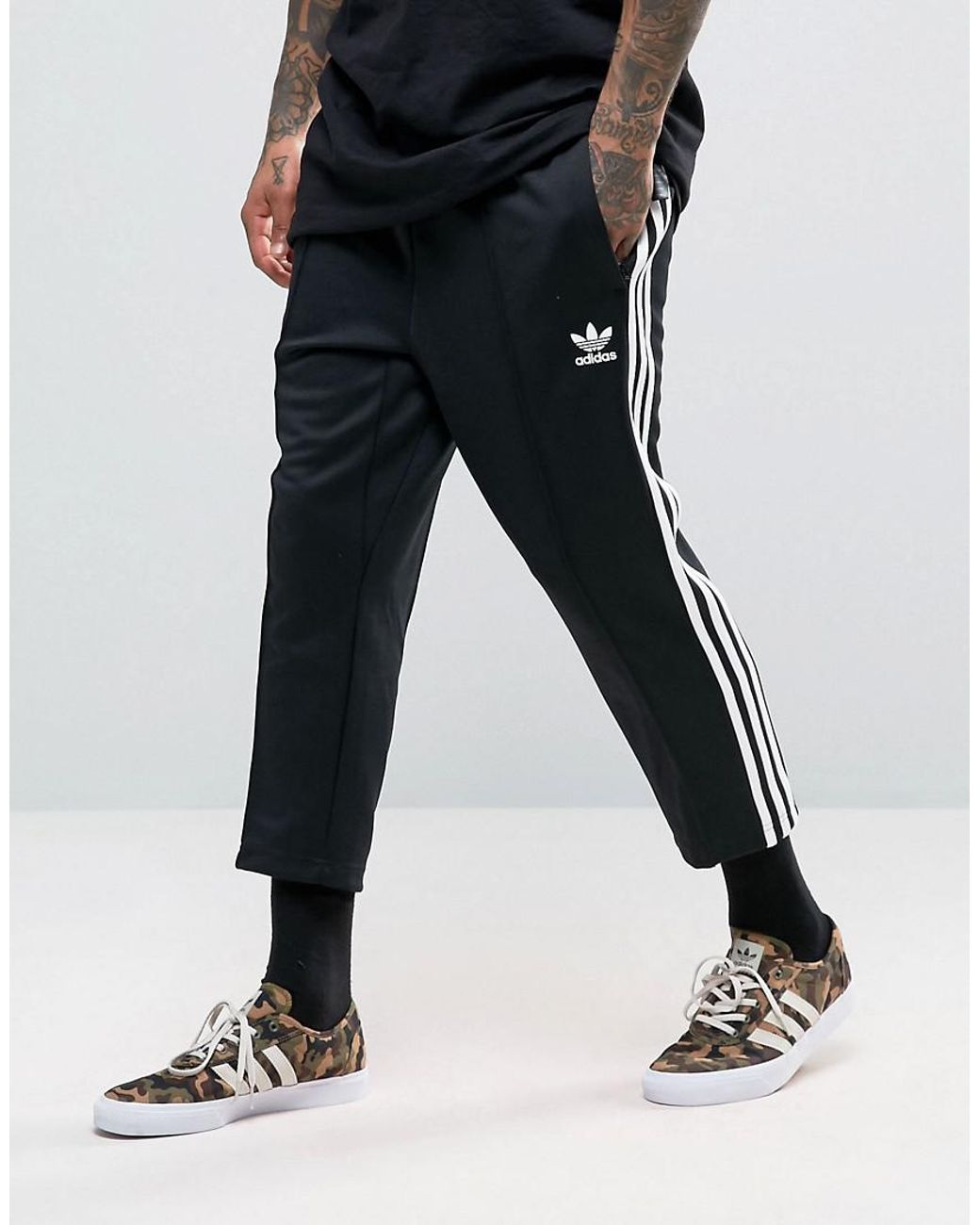 adidas  Superstar Relaxed Cropped Track Pants  Adidas women Track pants  mens Pants