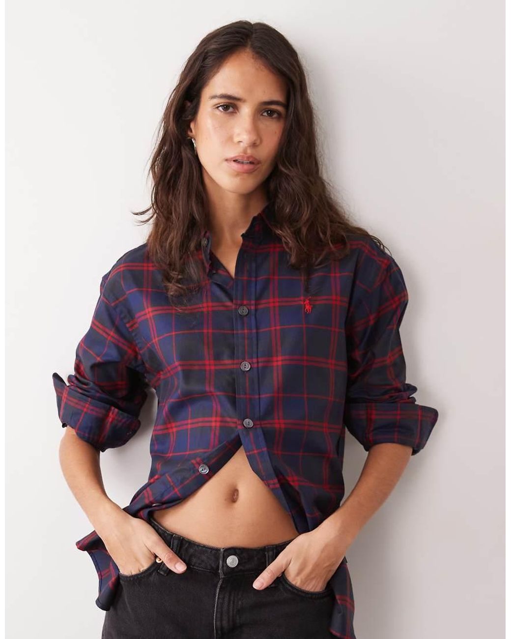 Polo Ralph Lauren Purple Tartan Shirt