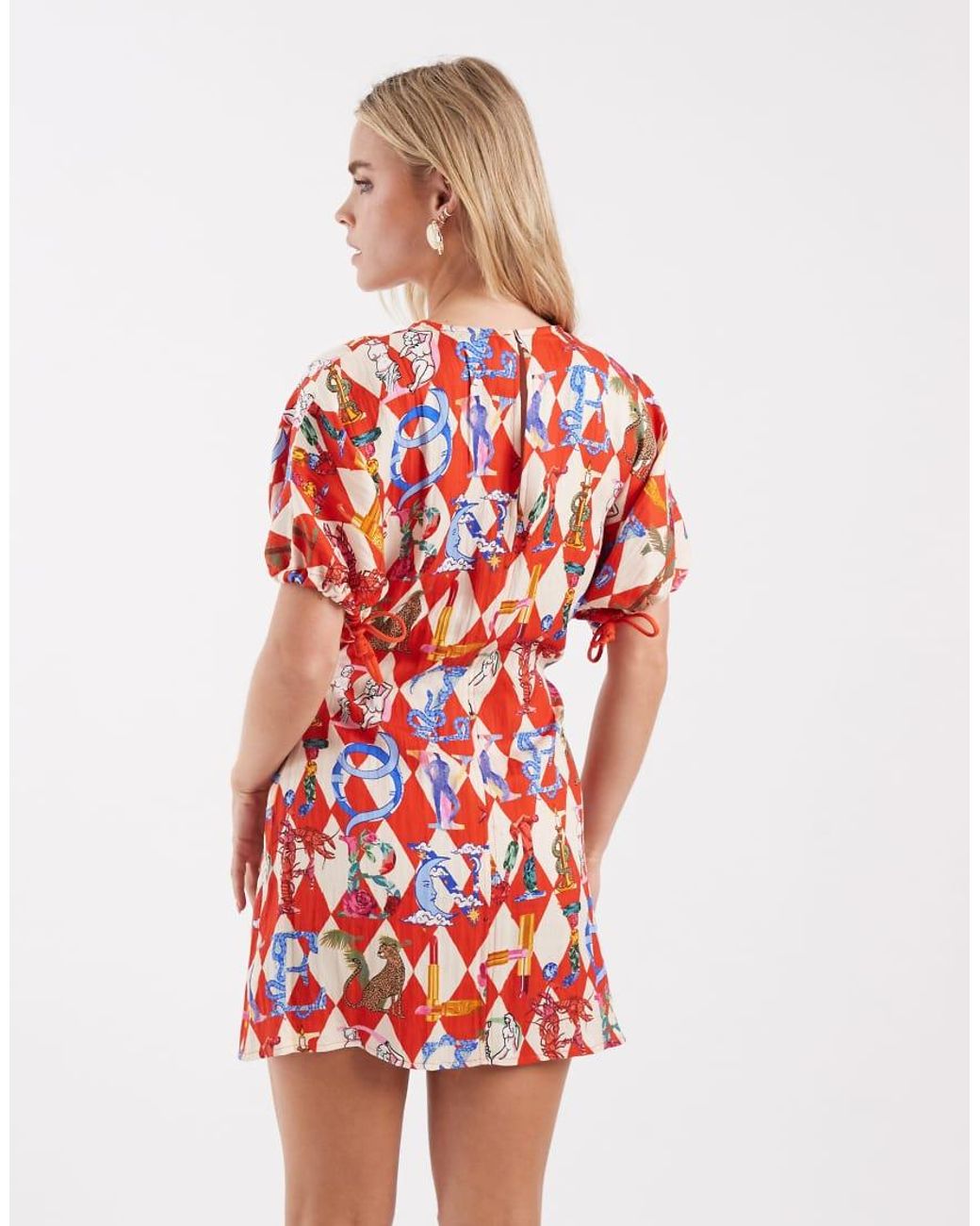 Never Fully Dressed Red Simmi Mini Dress