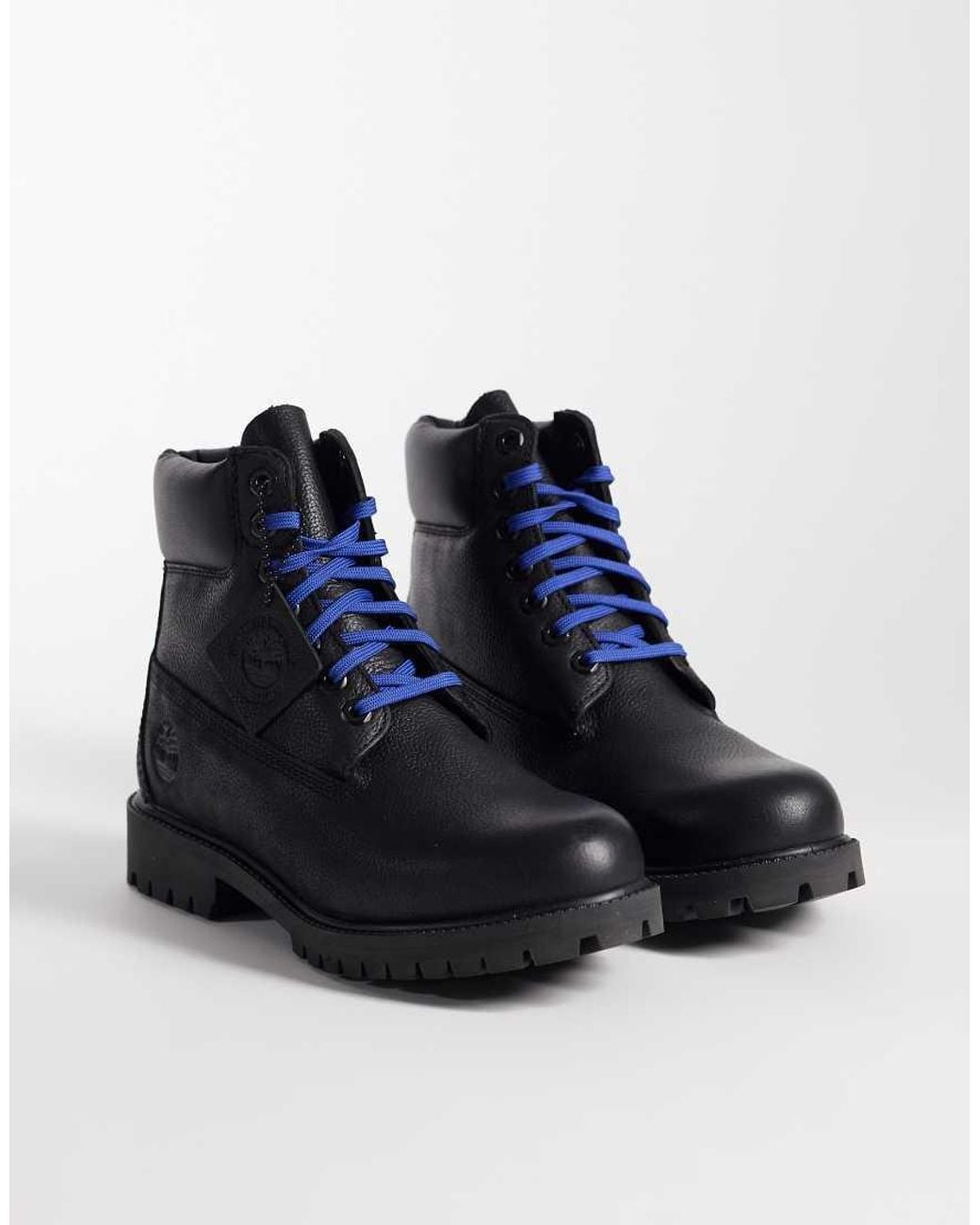 Timberland Black 6inch Lace Up Waterproof Boot for men