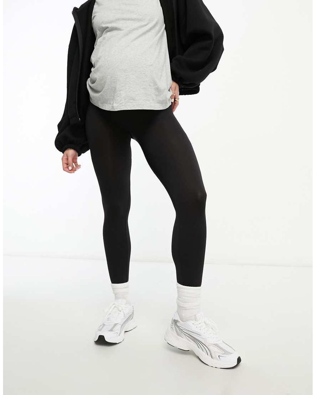 Mama.licious Black Mamalicious Maternity Seamless legging