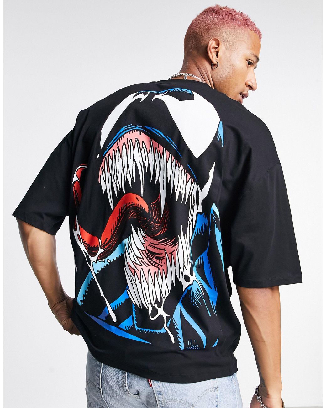 ASOS Oversized T-shirt With Marvel Venom Print for Men | Lyst Canada