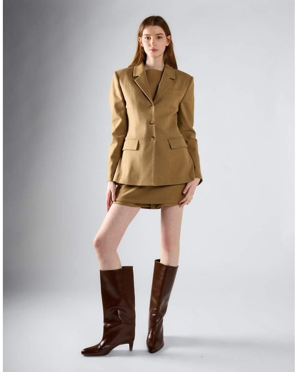 Glamorous Natural Hourglass Blazer Jacket