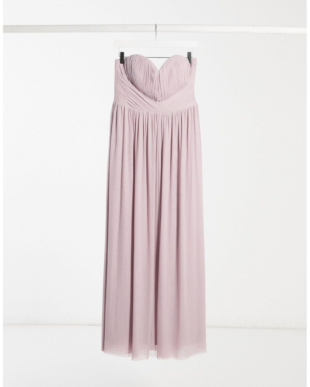 knee length dresses for ladies Women's White Mesh Maxi Dress main image 0