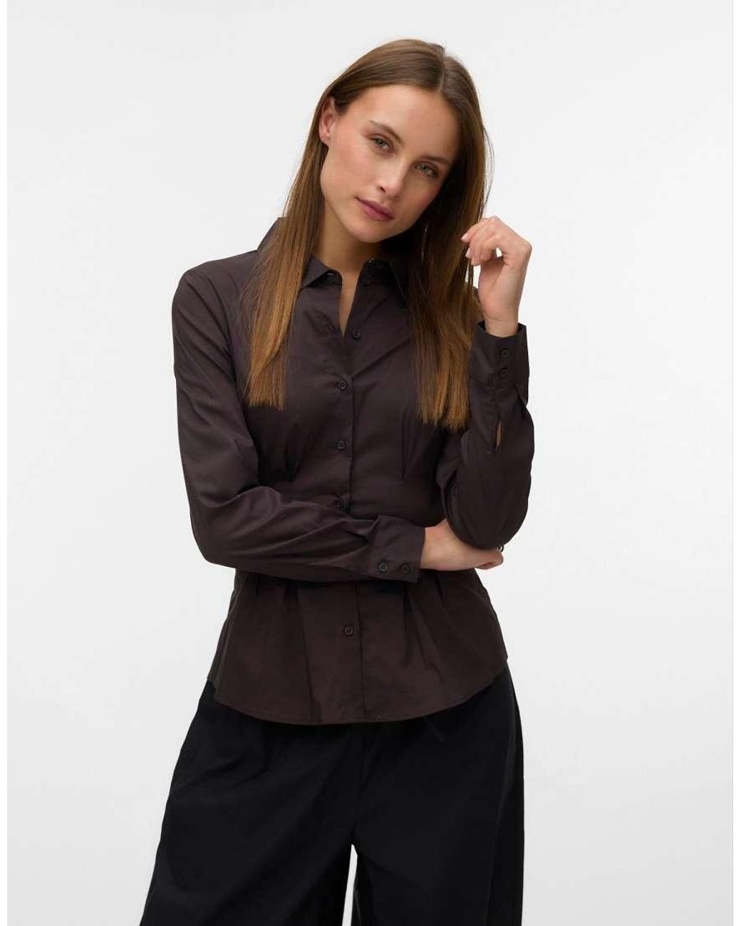 Vero Moda Black Poplin Shirt