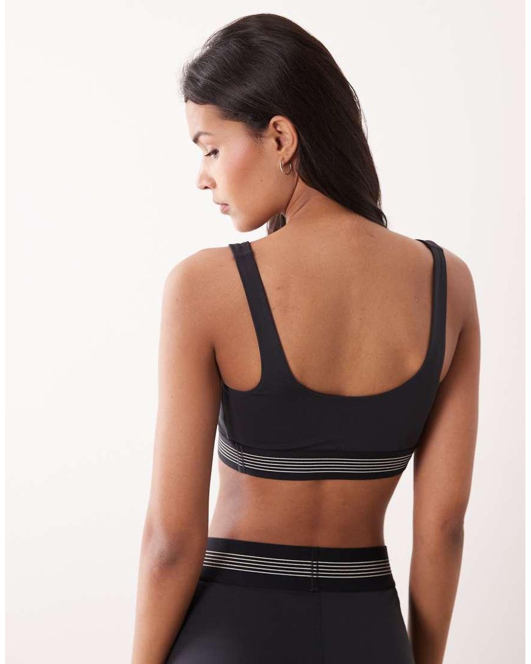 New Balance Black Ac Train Bra