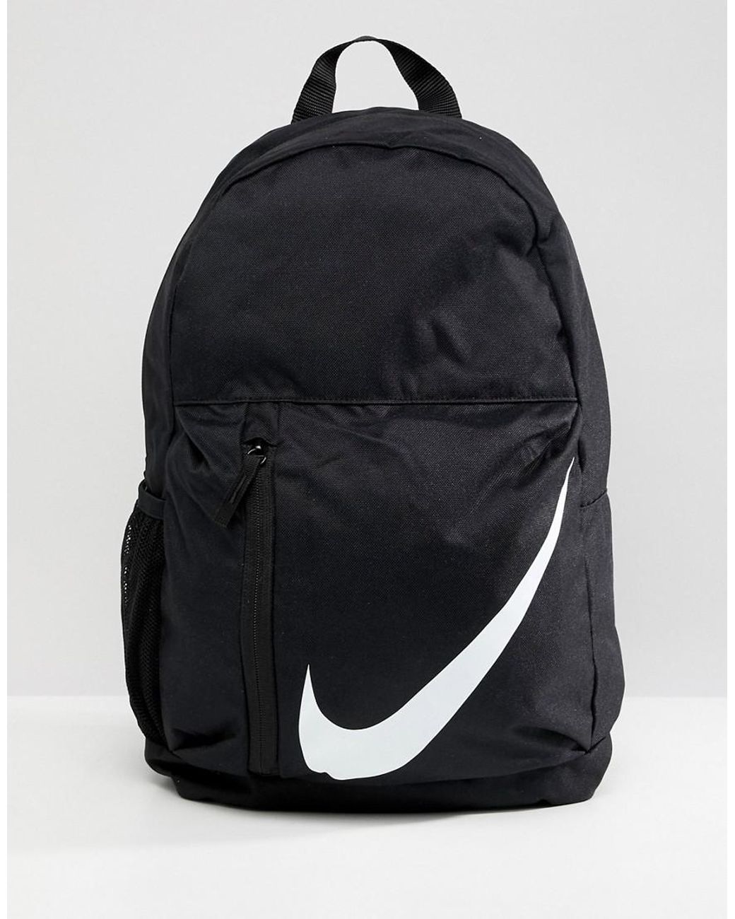 nike swoosh backpack in black