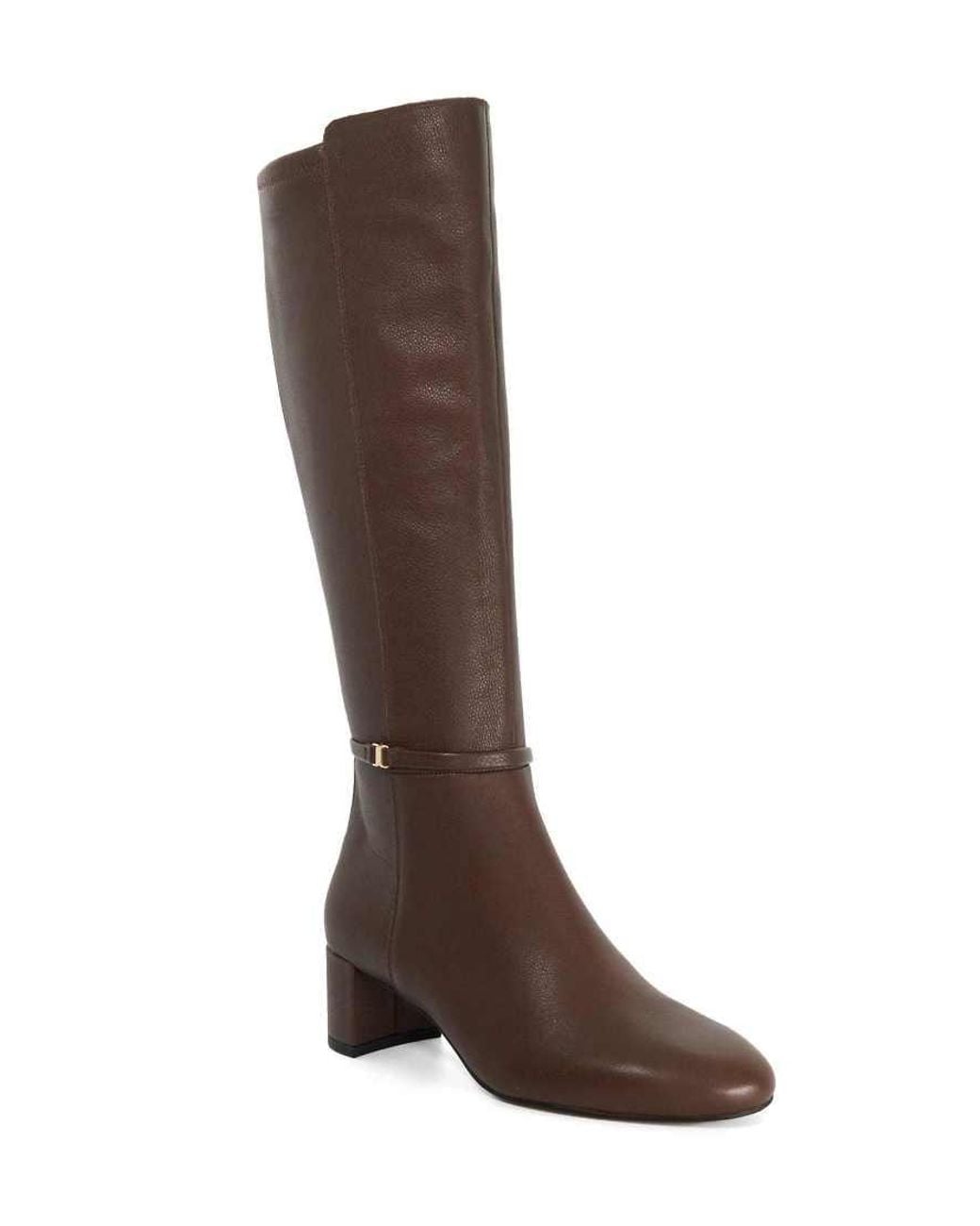 Dune Brown Seoul Knee High Boots