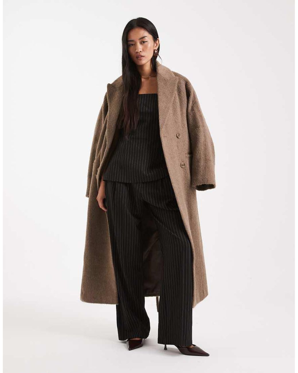 ASOS Black Tailored Relaxed Flare Co-ord