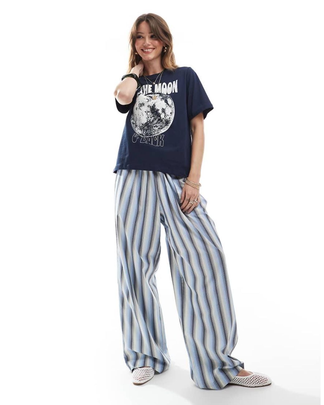 ONLY Blue Moon Graphic Boyfriend Fit T-shirt