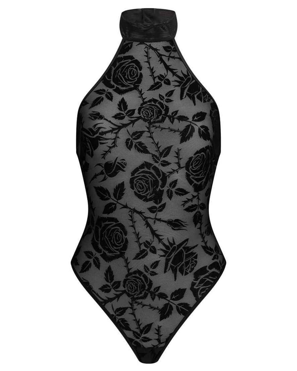 Ann Summers Black Crimson Craving Body