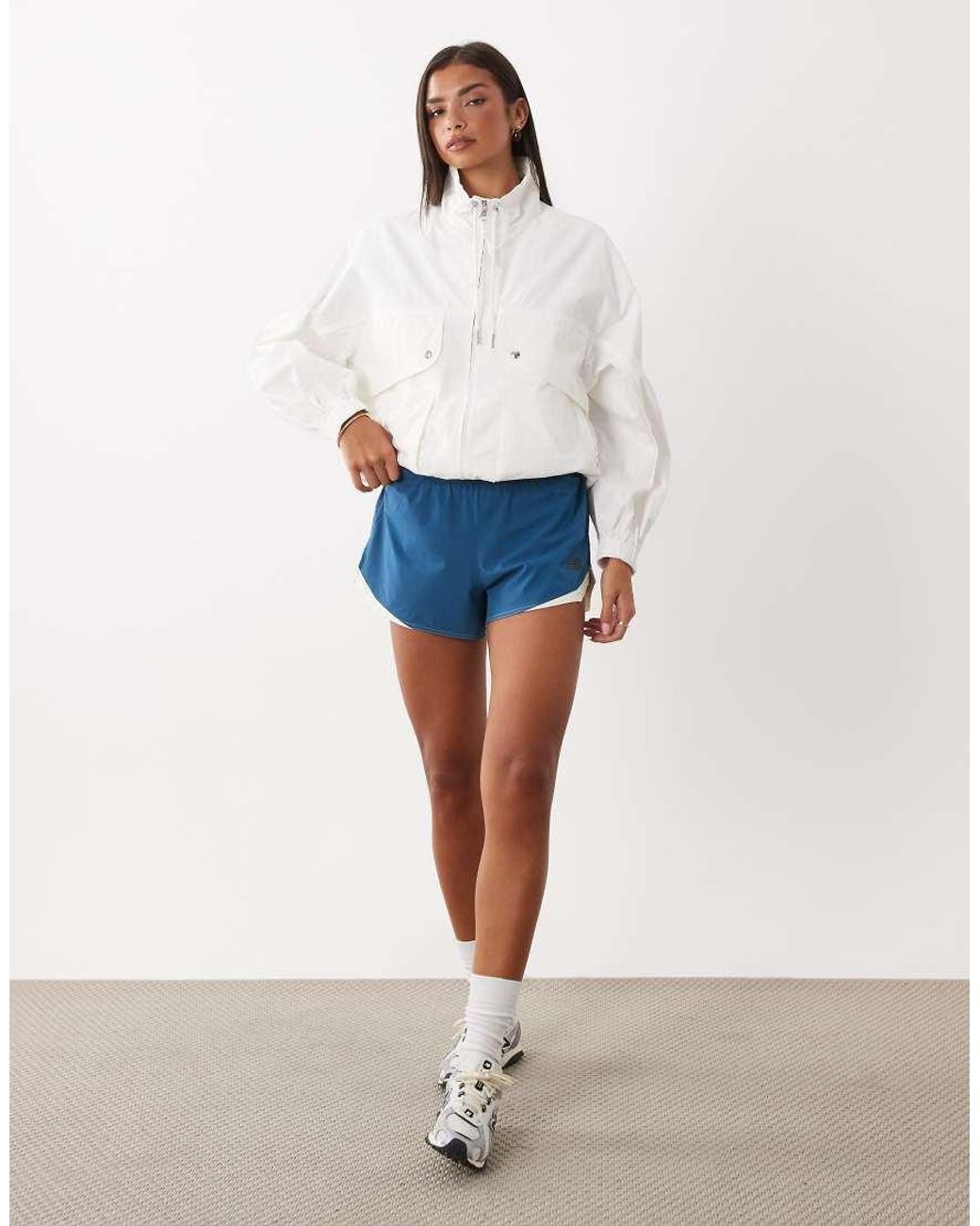 New Balance Blue Rc Essential Short 3"