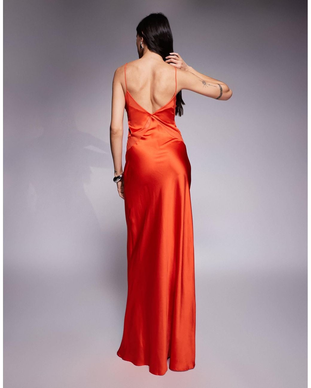 ASOS Asos Design Tall Satin Chiffon Mix Square High Neck Maxi Dress in Red | Lyst Australia ASOS Asos Design Tall Satin Chiffon Mix Square High Neck Maxi Dress in Red | Lyst Australia