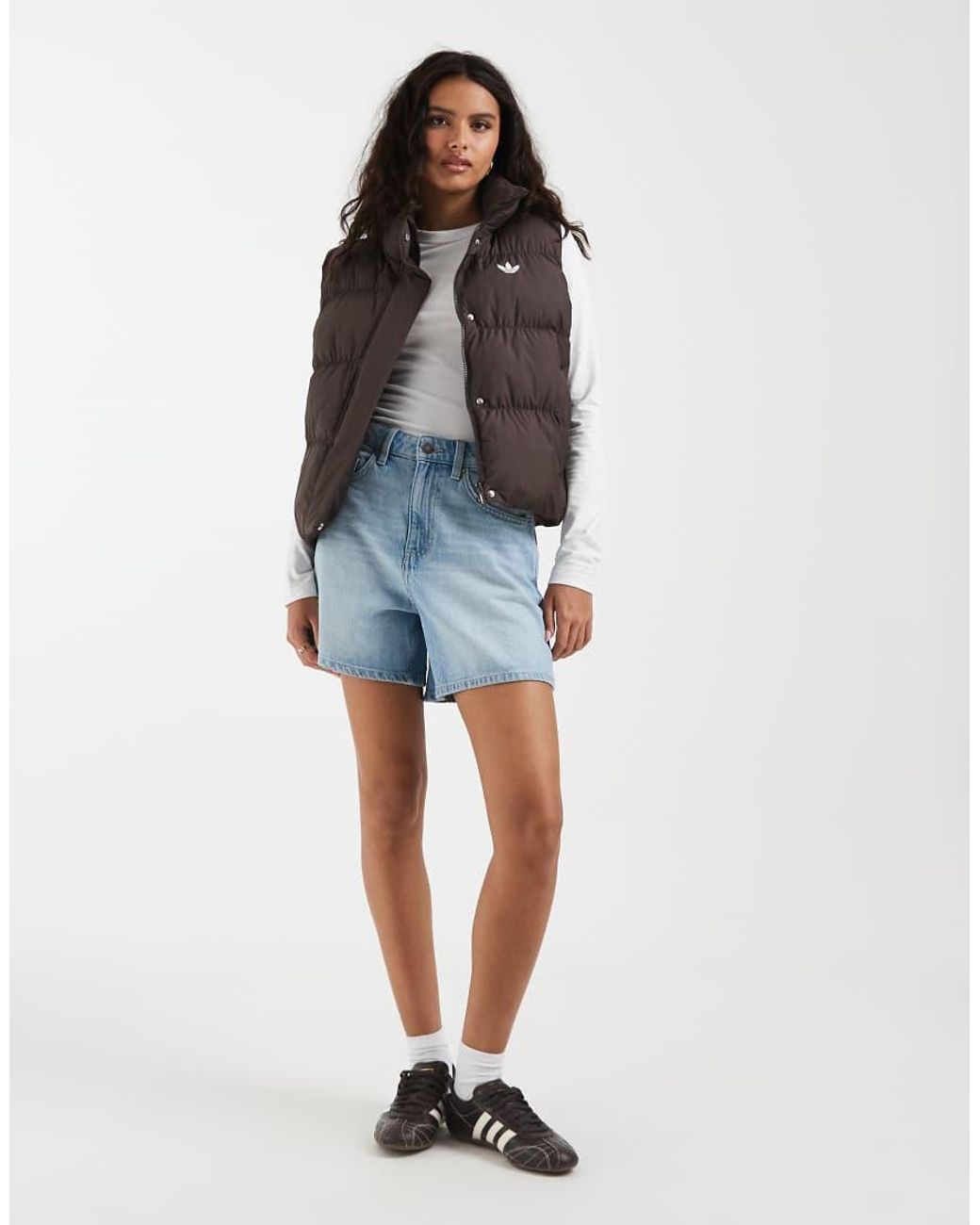 Adidas Originals Brown Padded Gilet