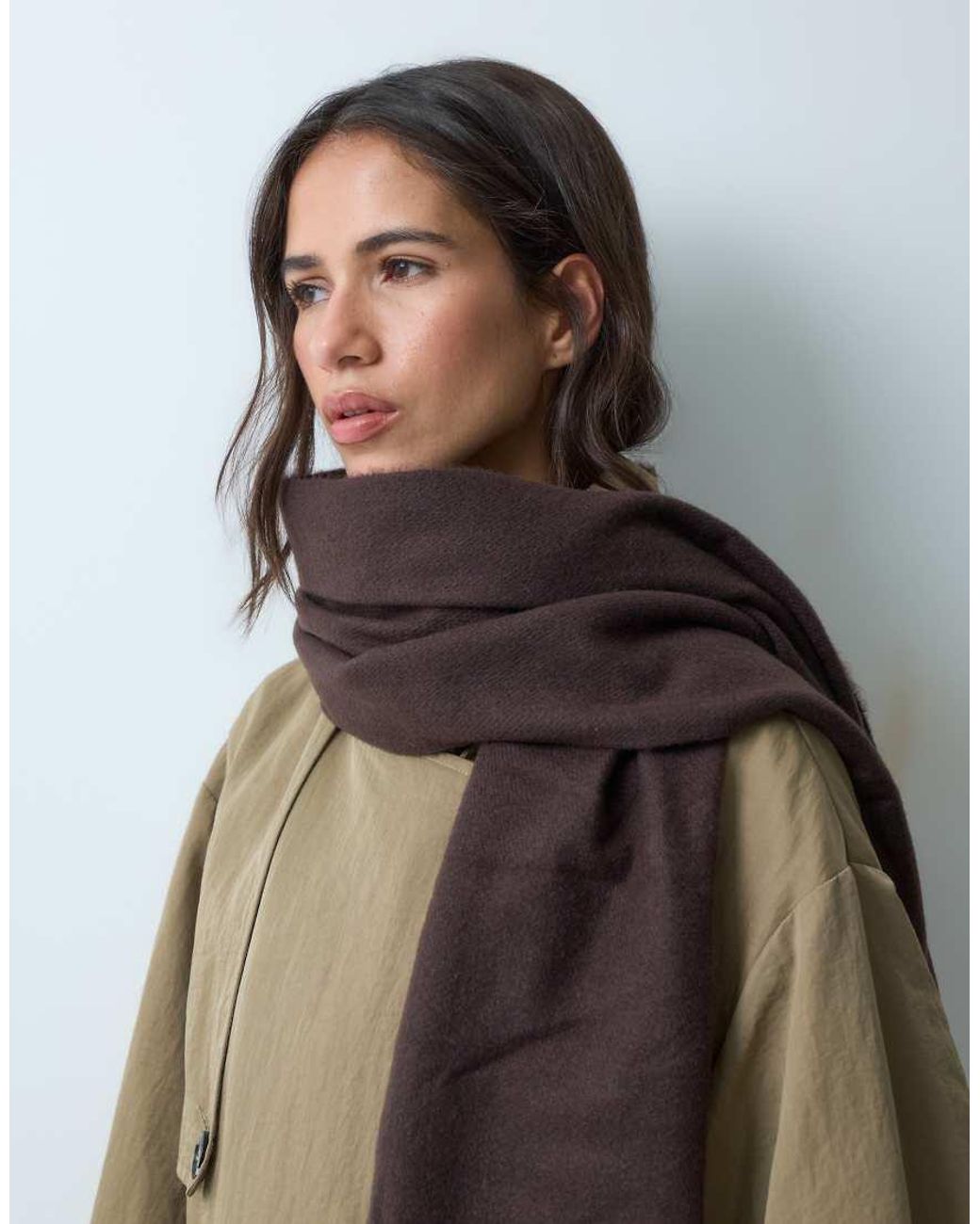 New Look Brown Midweight Scarf