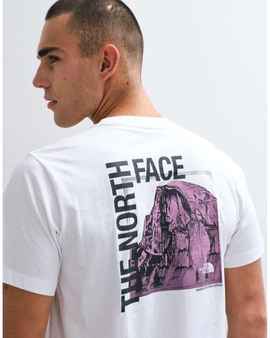 The North Face White Half Dome Graphic T-shirt for men