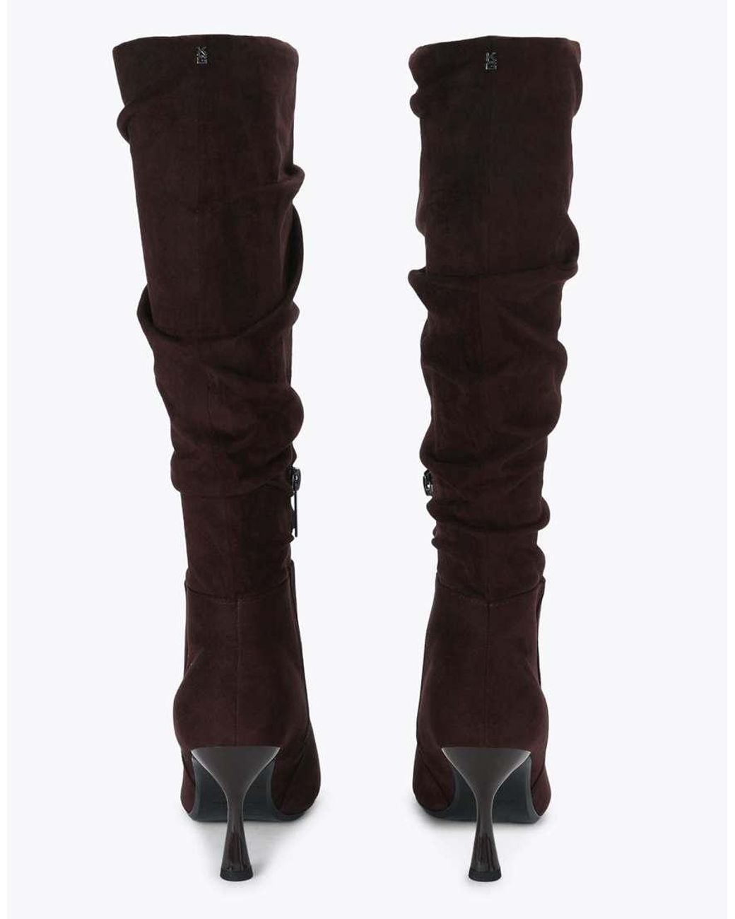 KG by Kurt Geiger Brown Autumn Slouch Knee Boots