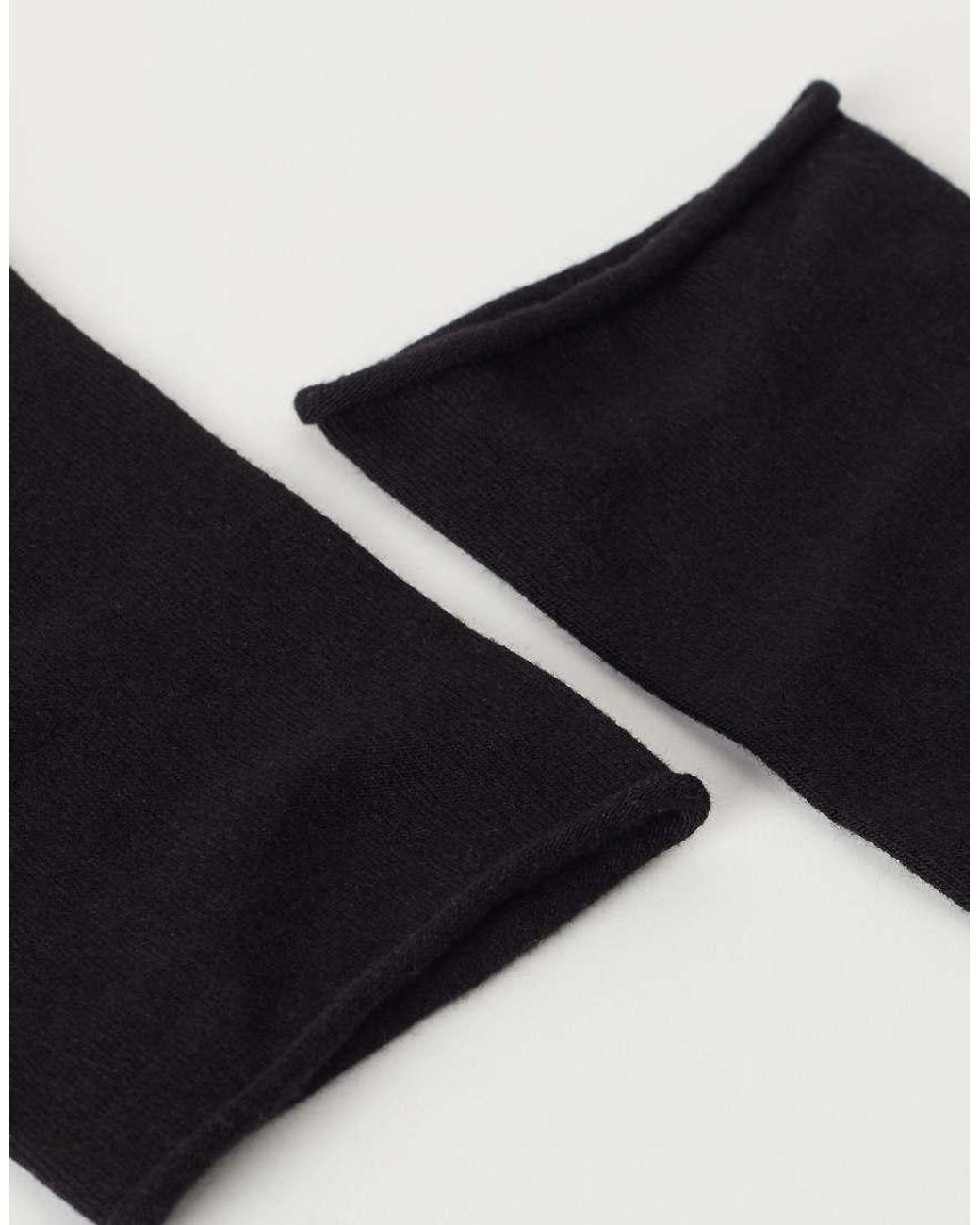 Calzedonia Black Non-Elastic Cotton Ankle Socks