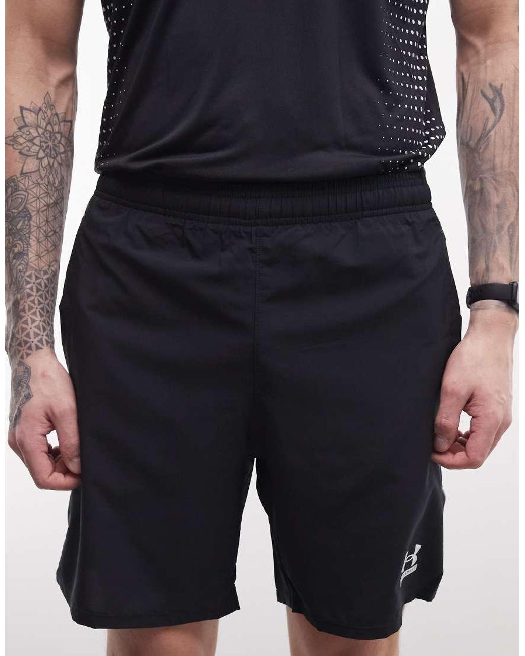 Under Armour Black Tech Sport Shorts for men