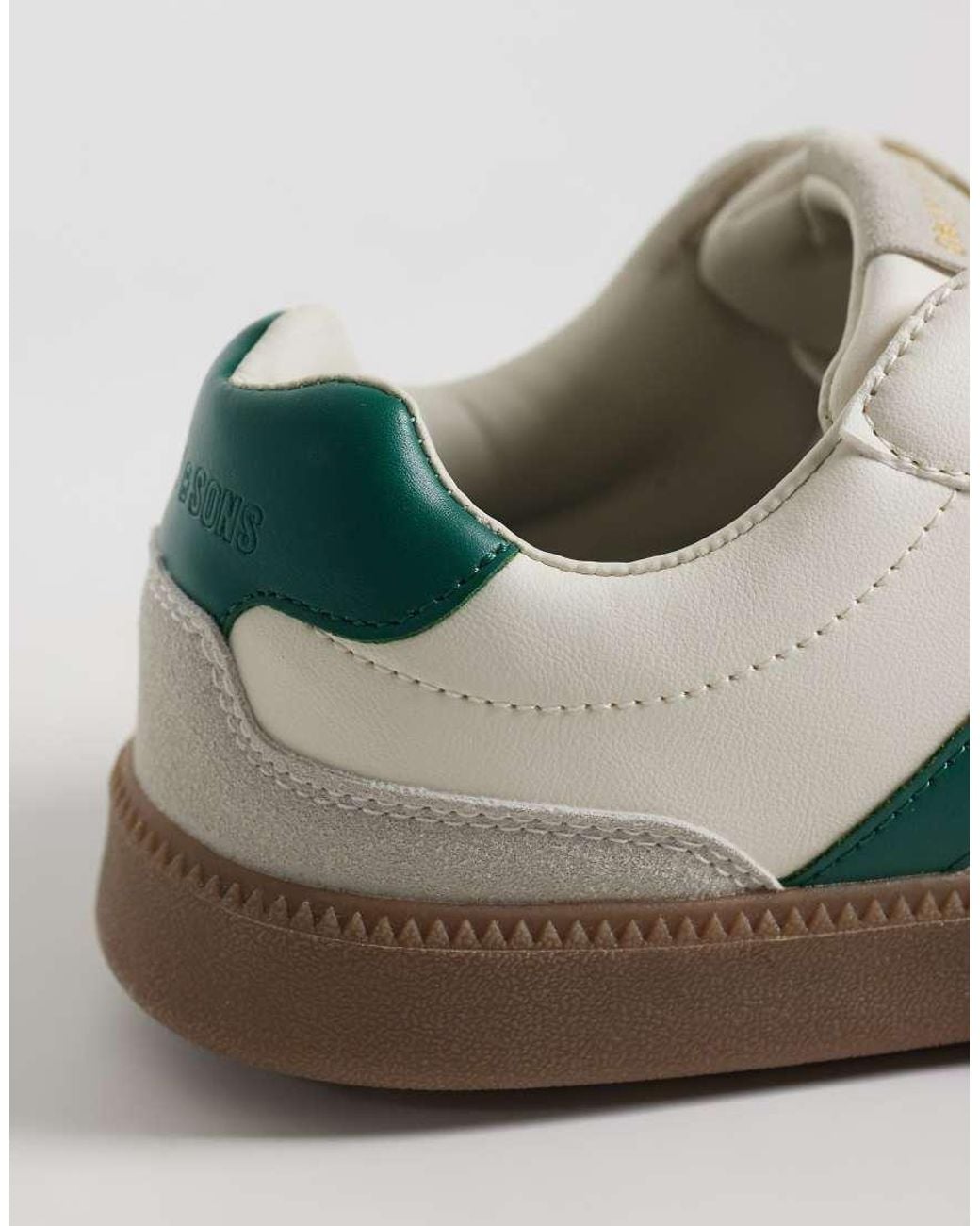 Only & Sons Green Low Trainers With Gum Sole for men