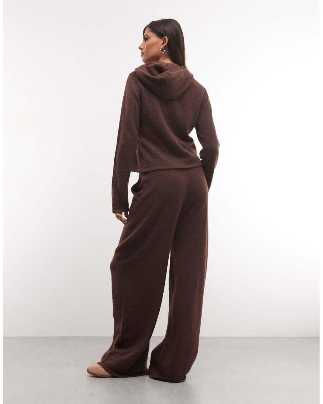 Collusion Brown Knitted Sweatpants