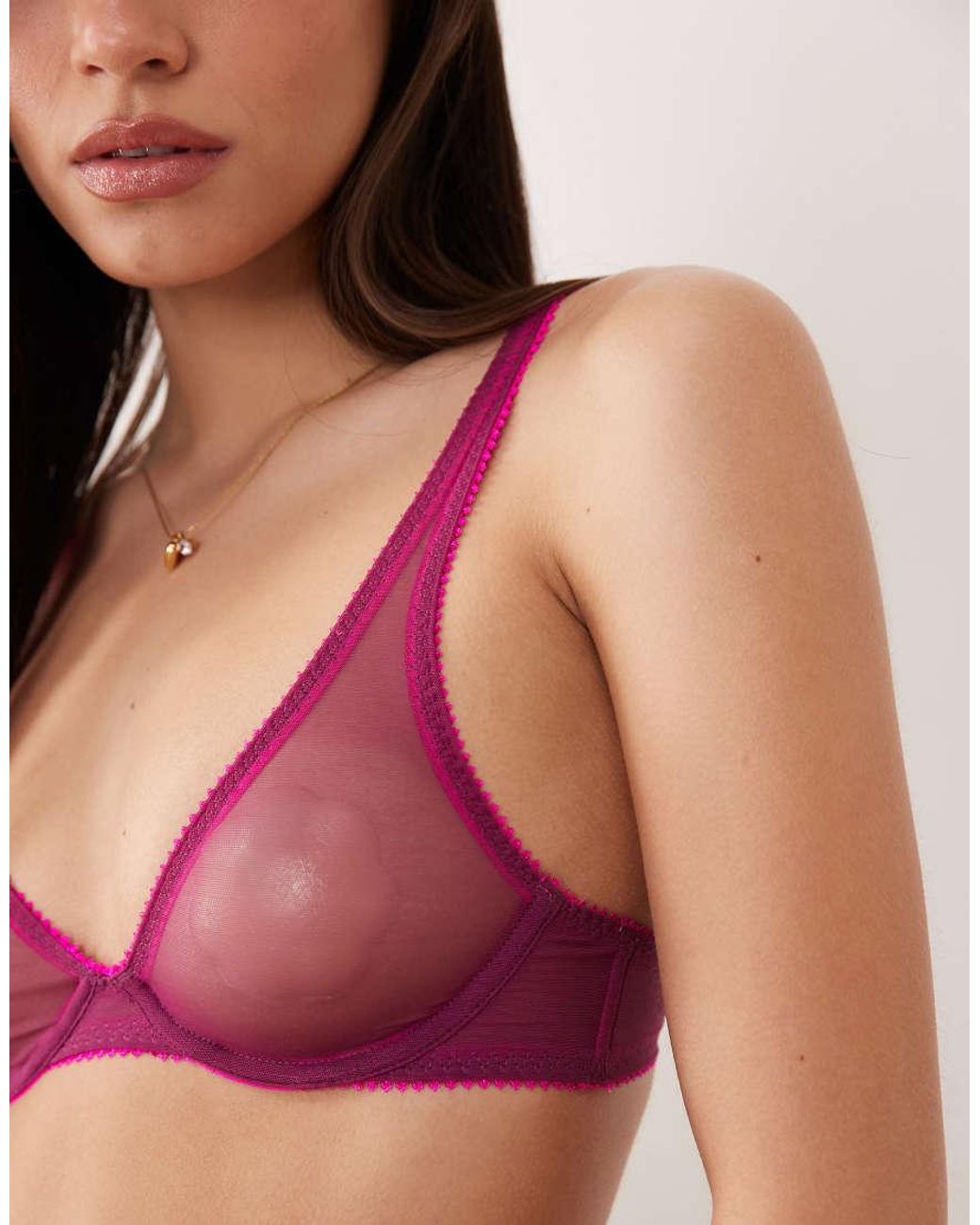 Dora Larsen Luna High Apex Tulle Underwired Bra
