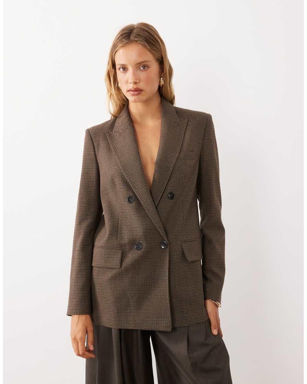 Mango Brown Irise Tailored Blazer
