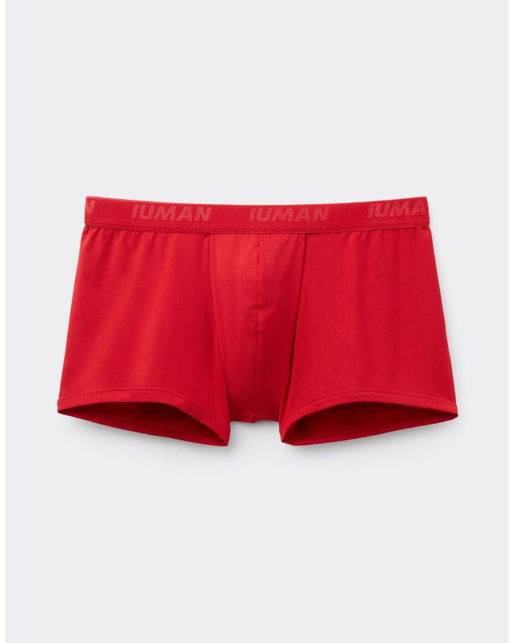 Intimissimi Red Microfibre Boxers With Logo for men