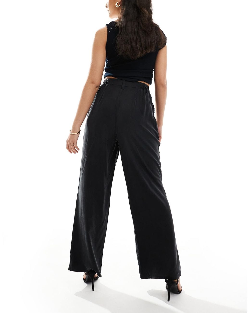 ASOS Blue Relaxed Straight Leg Trousers Co-Ord