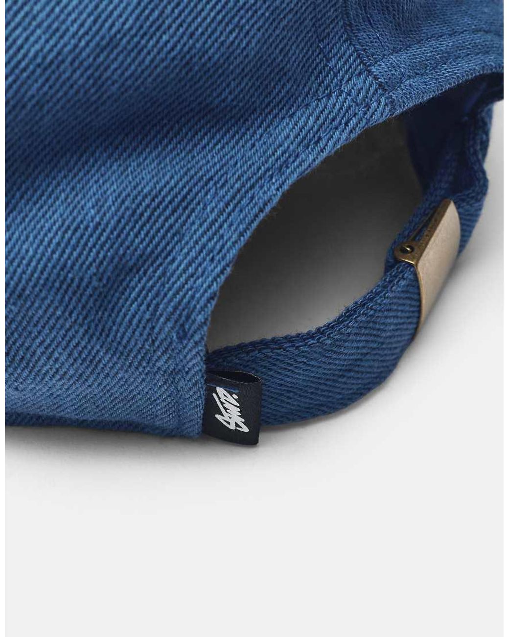 Pull&Bear Blue Stwd Embroidered Cap for men