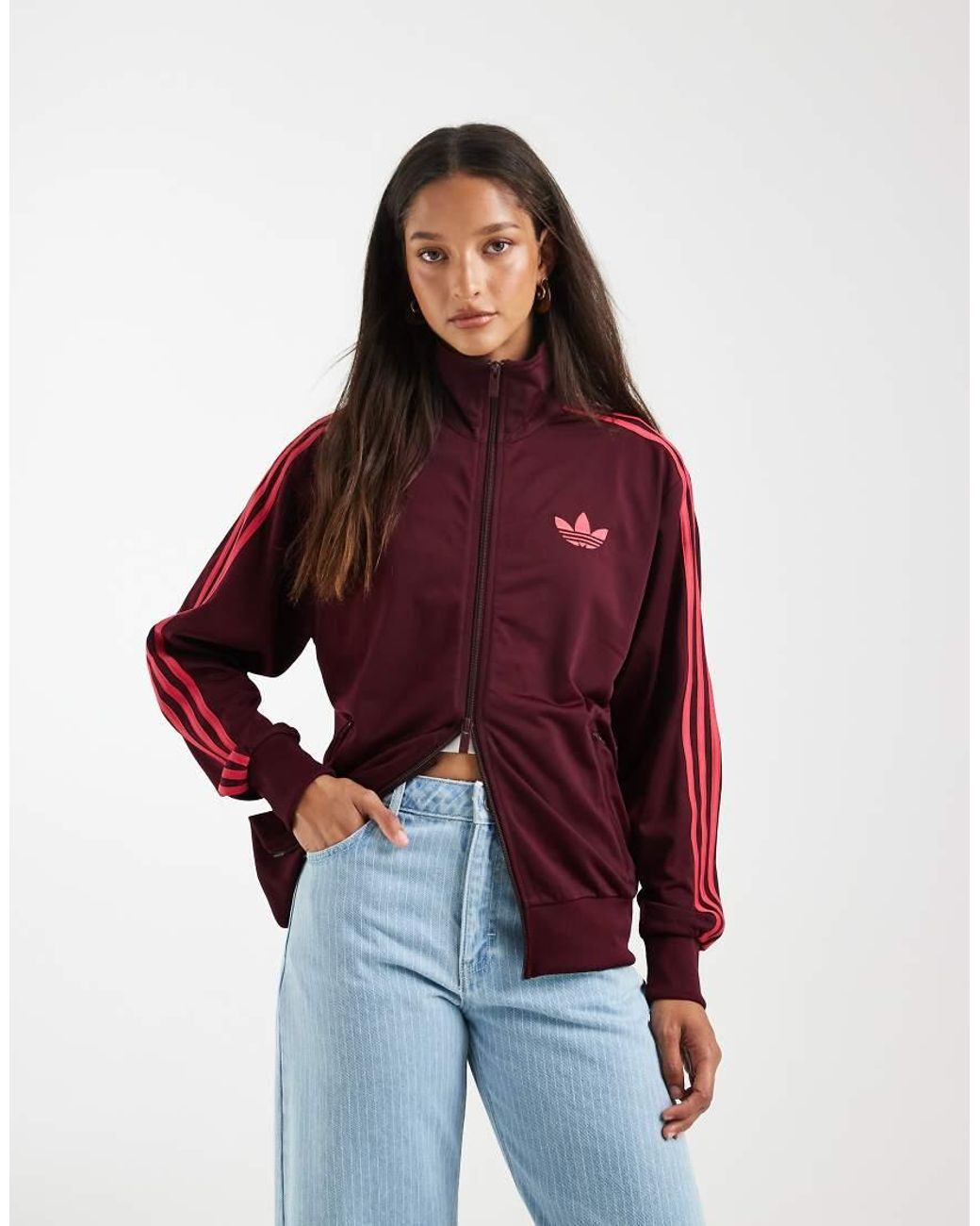 Adidas Originals Red Firebird Track Top Loose