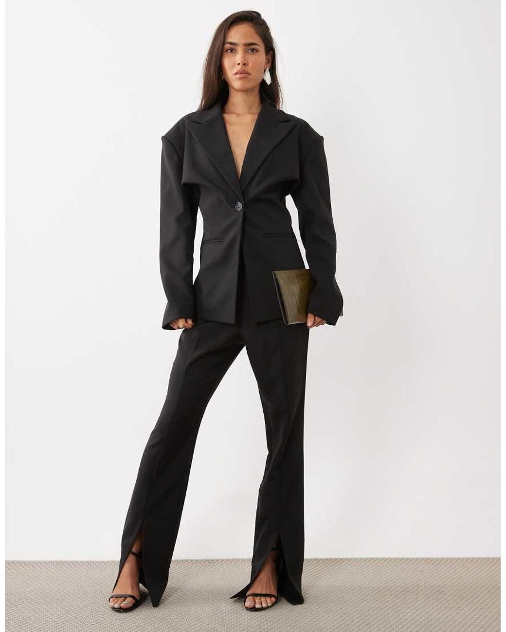 ASOS Black Co-Ord Cinched Blazer