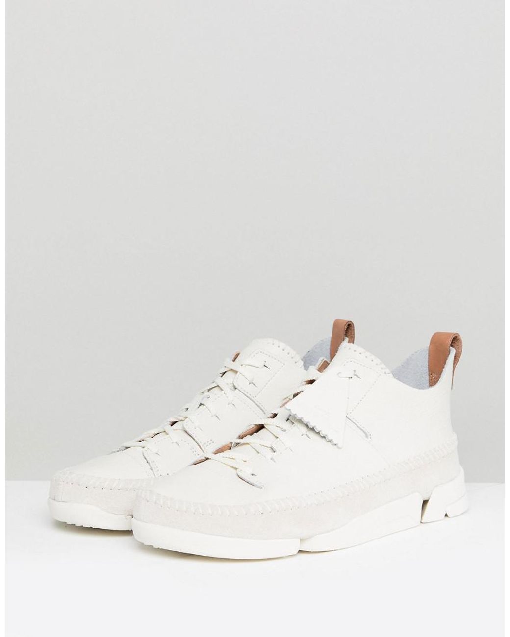 clarks sneakers white