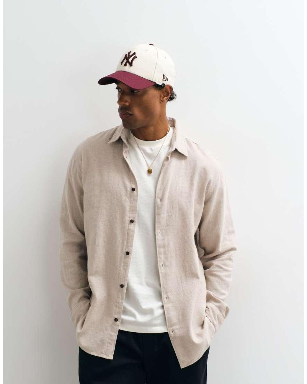 JJ Rebel Natural Textured Shirt for men