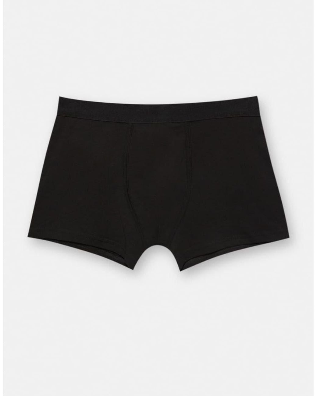 Pull&Bear Black Pack Of 3 Stwd Boxers for men