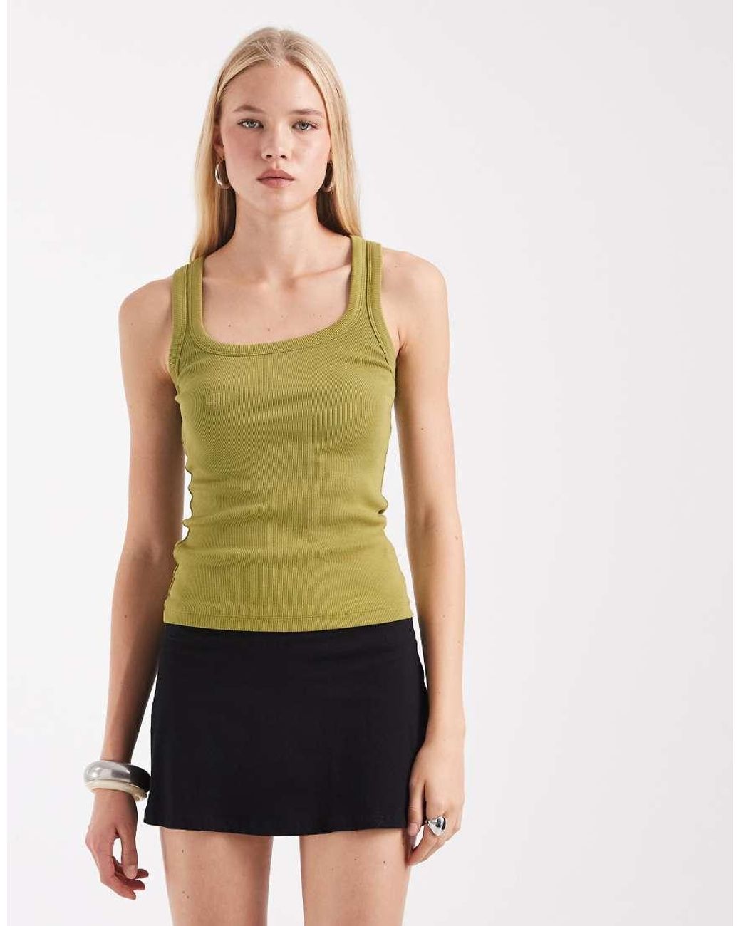 Motel Black Nidya A Line Mini Skirt