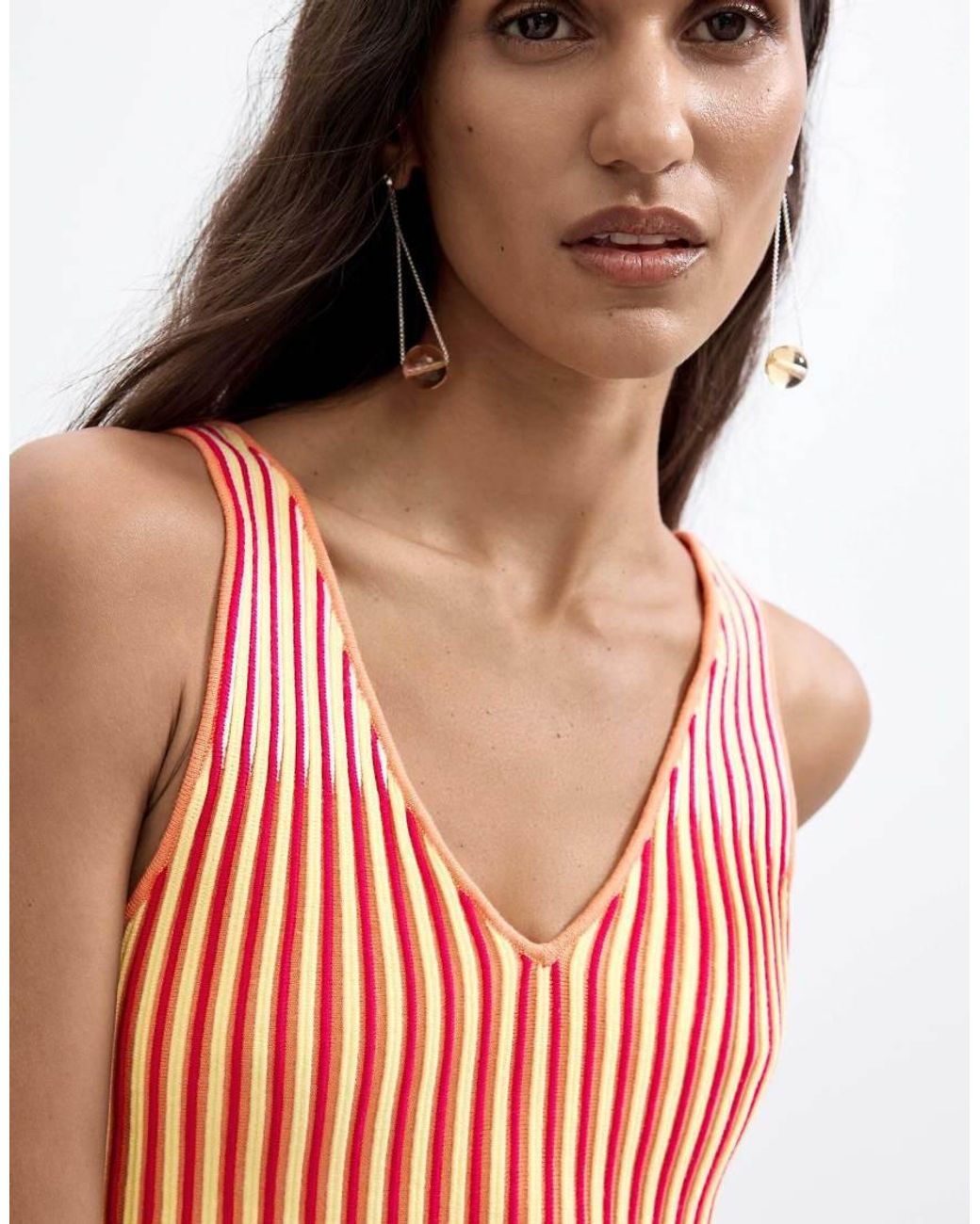 Desigual Blue Sleeveless Knit T-Shirt