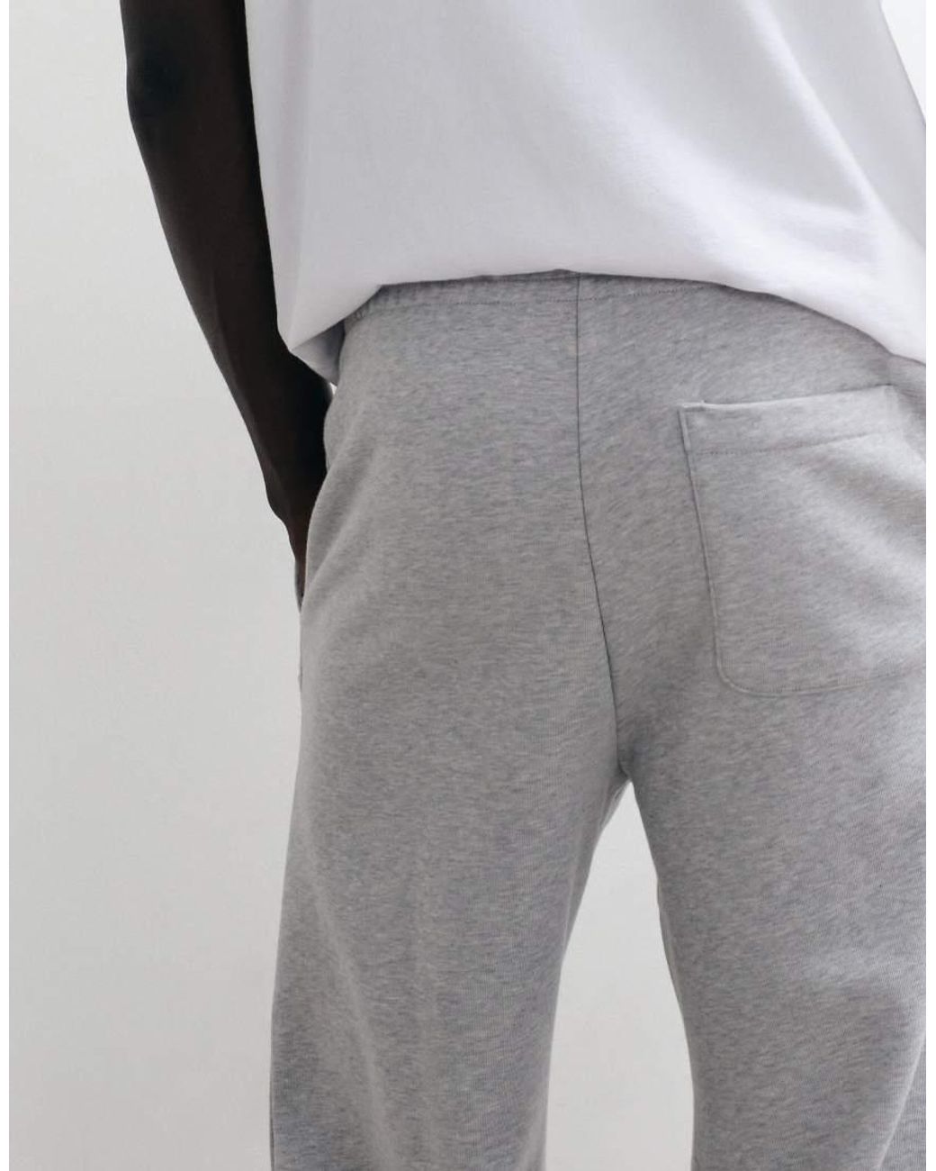 Lacoste Gray Relaxed Fit Logo Sweatpants for men