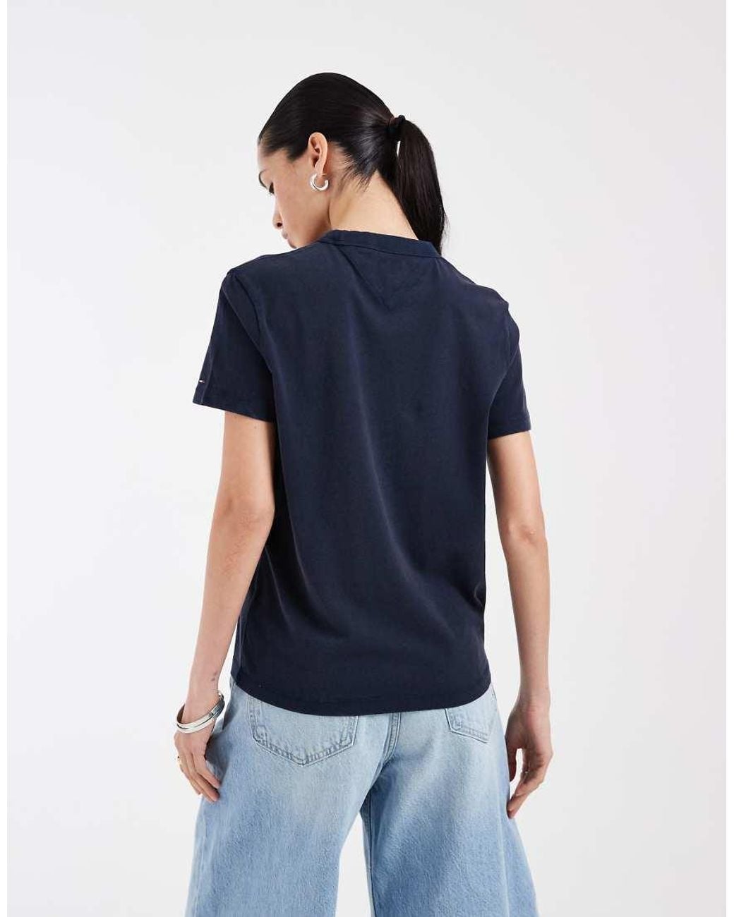 Tommy Hilfiger Blue Heritage Logo T-shirt