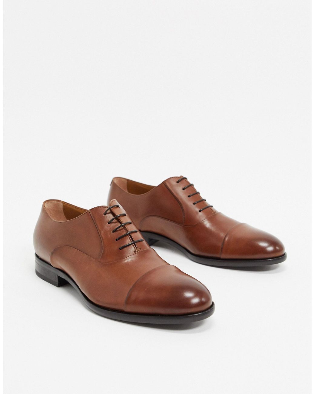 BOSS by HUGO BOSS Bristol Oxford Shoes in Brown for Men | Lyst Australia